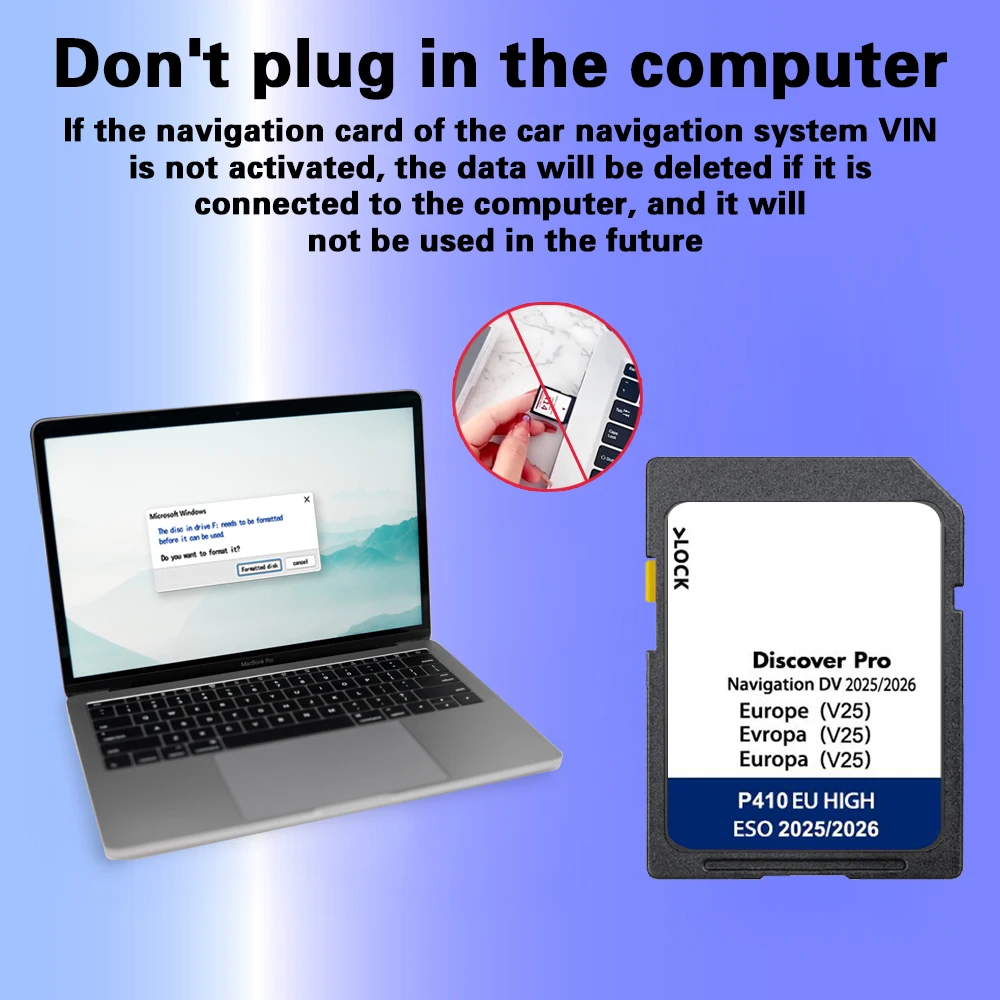 لسيارة فولكس فاجن جولف سبورتفان 5G من 2014 سيارة ديسكفور برو DV V25 خريطة الملاحة أوروبا روسيا Türkiye SD بطاقة الذاكرة