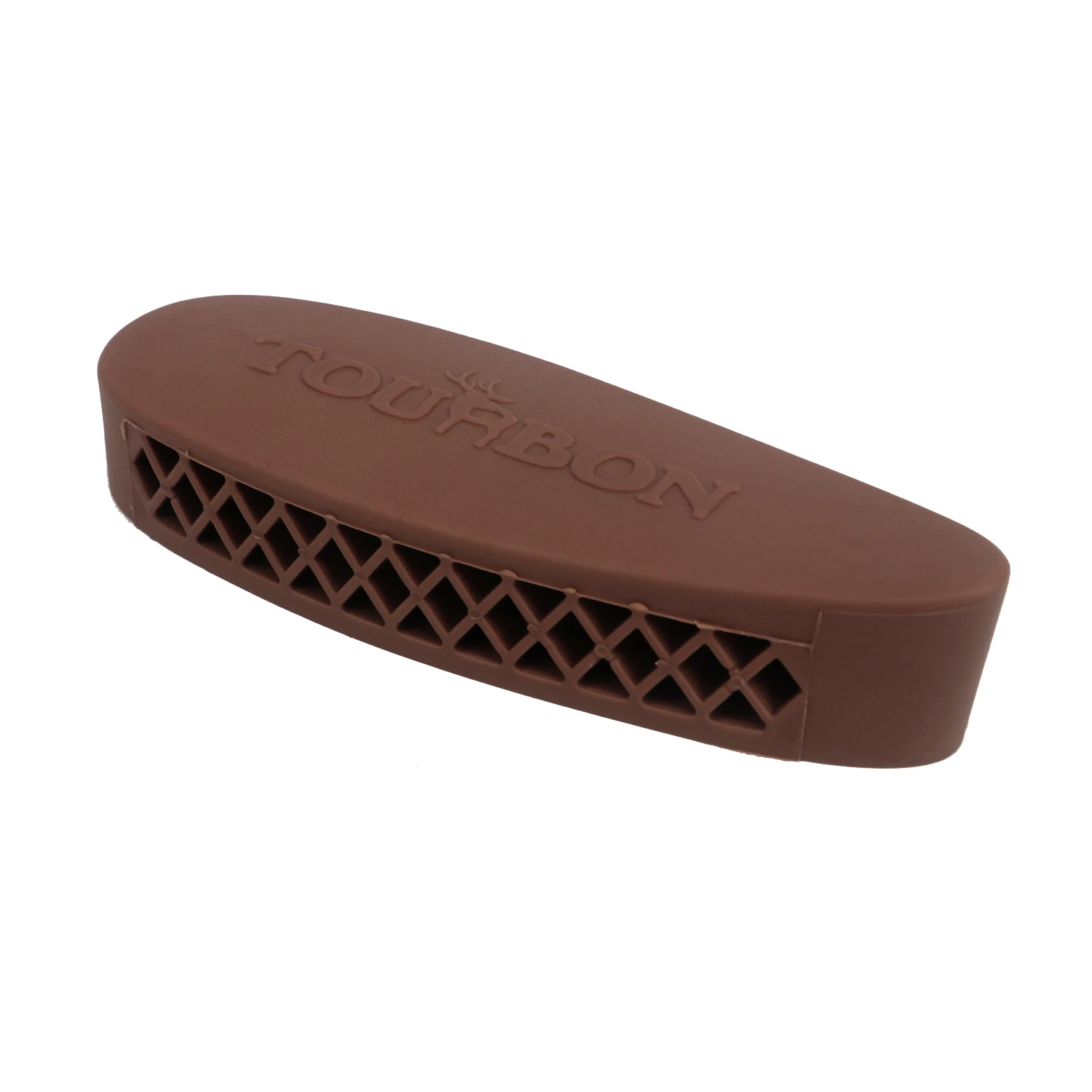 Tourbon-almofadas de borracha antiderrapantes para rifle, acessórios de caça, espingarda, recuo, preto, marrom, 2 peças