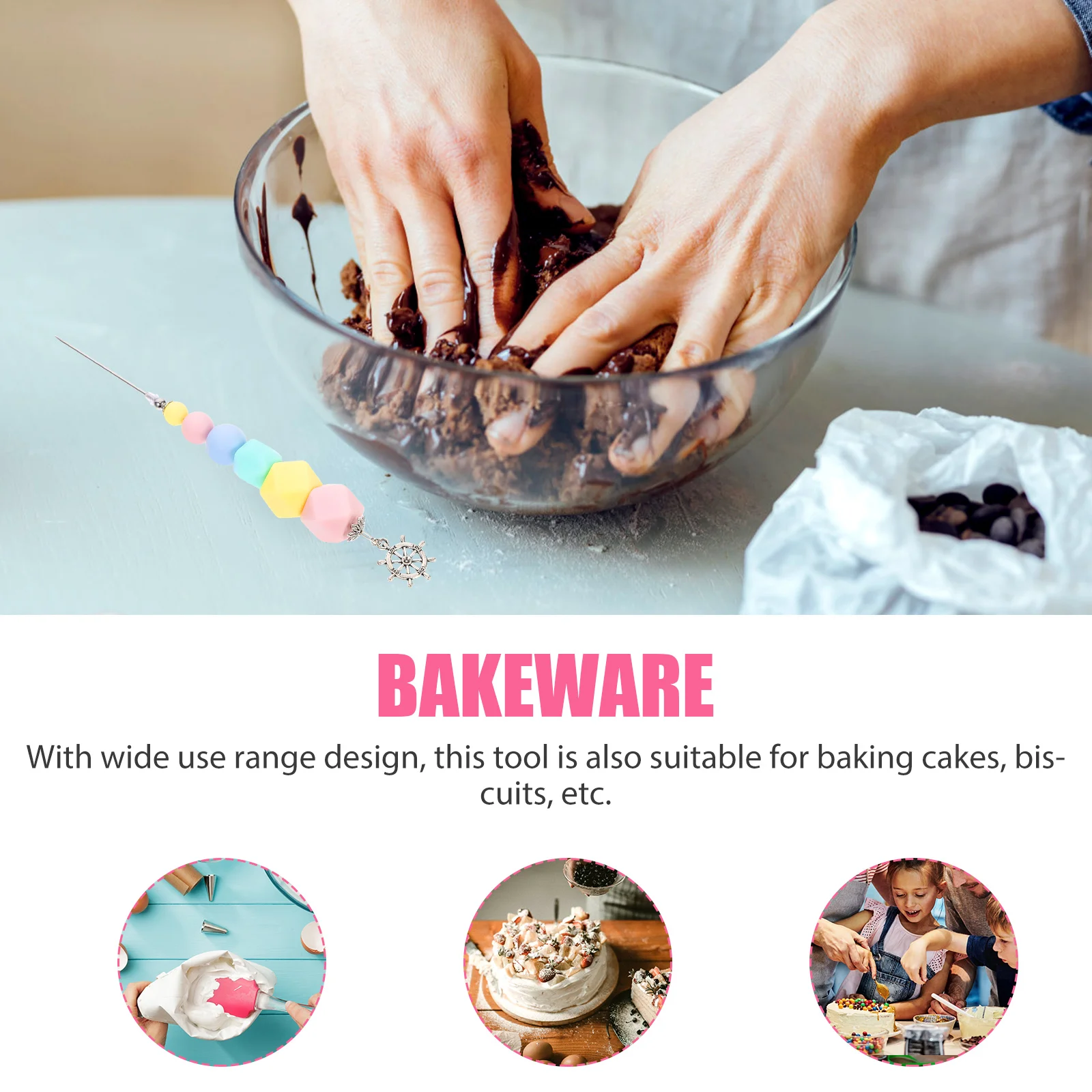 Baking Exhaust Needle Icing Scribe Tool Cake Stir Biscuit Making Stirring Biscuits