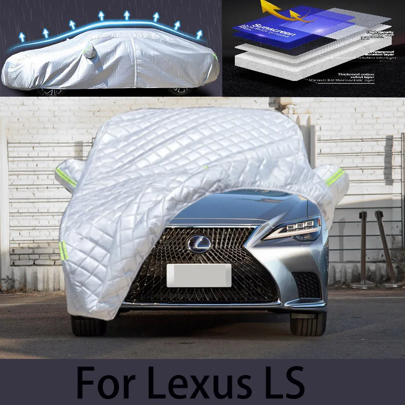 

For LEXUS LS Hail prevention cover auto rain protection, scratch protection, paint peeling protection, car clothing