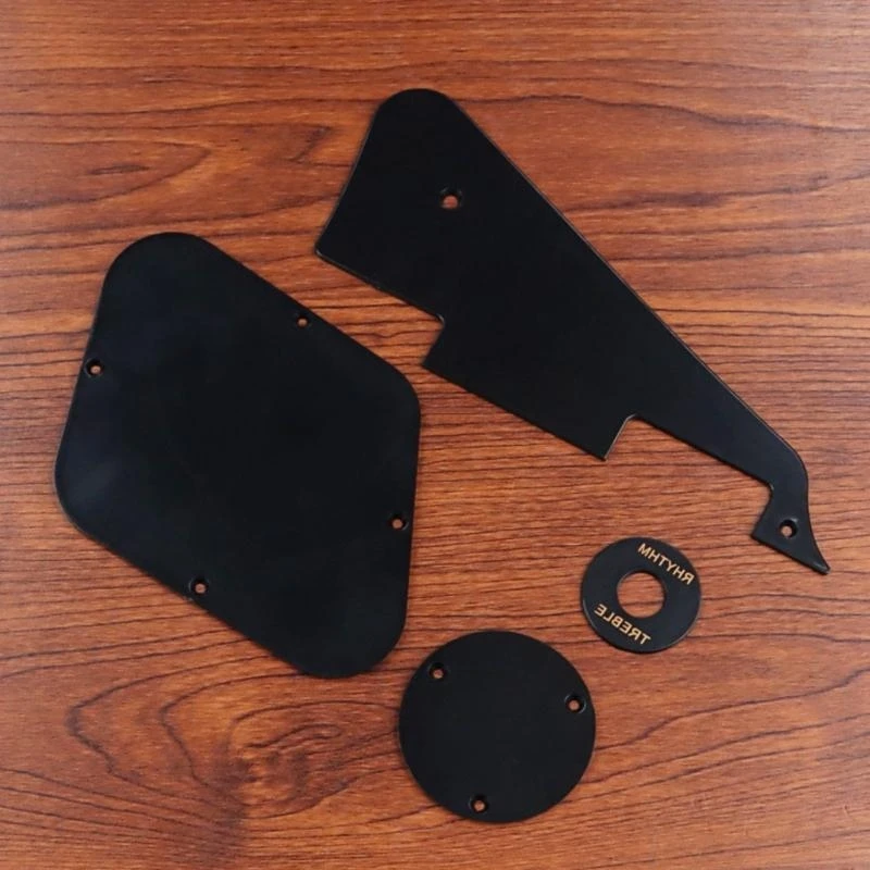 Electric Guitar Pickguard Back Plate Pickup Cover Scratchplate Assembly ABS Texture Guitar Faceplate Suitable for Guitar
