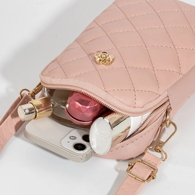 New Women\'s Crossbody Portable Phone Bag Hundreds of Simple Handbag Wallet Fashion Shoulder Bag Lipstick Storage Bag