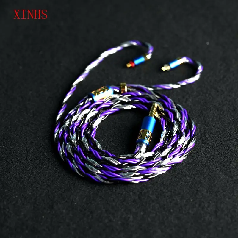

XINHS P10 Zixia Xianzi 6-Core Palladium Silver HIFI Earphone Upgrade Cable, High Purity Sound Quality, for Music Lovers