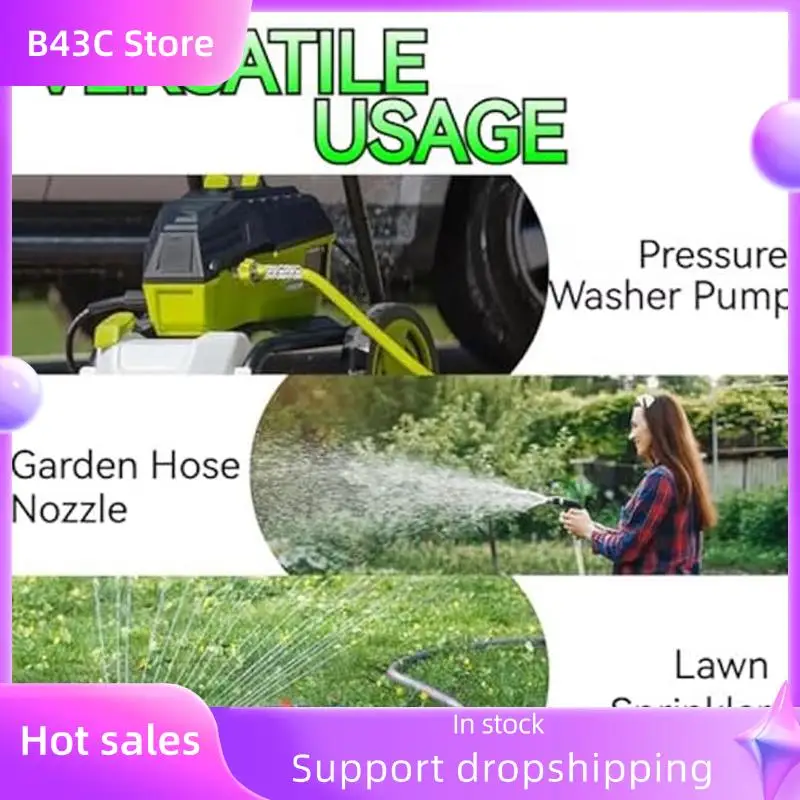 

B14C Быстроразъемный соединитель для садового шланга 3X Фитинги для водяного шланга из нержавеющей стали 3/4 дюйма