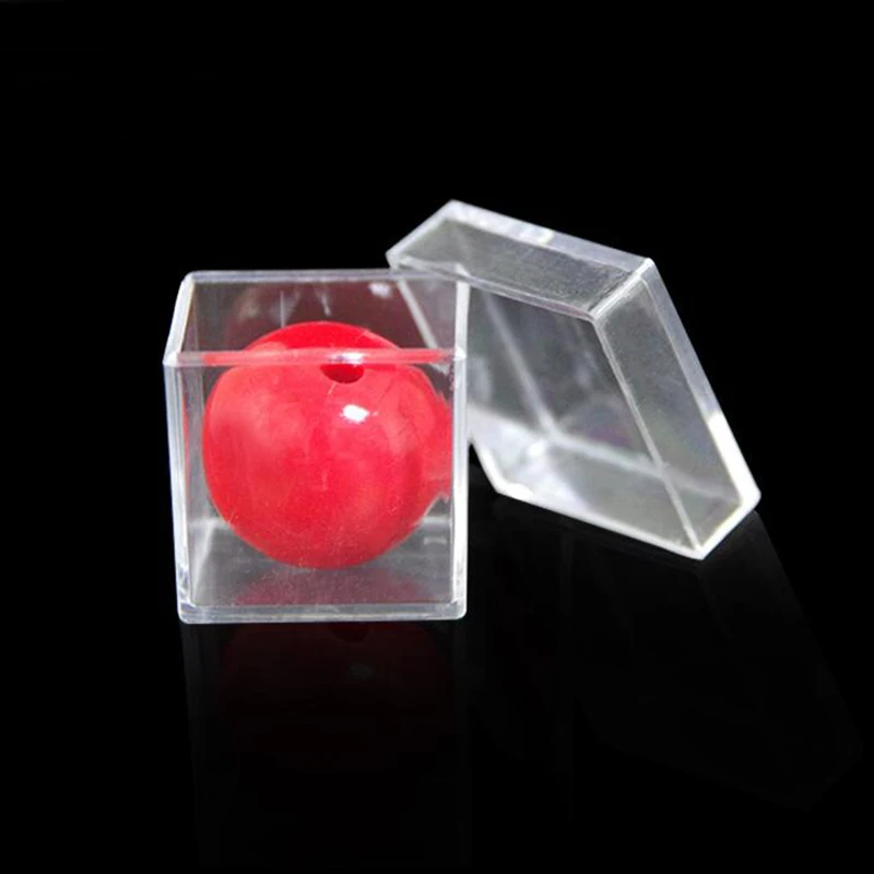 Bandit Ball Penetrate Through Clear Box Magic Tricks Magician Close Up Street Illusions Gimmick Props Mentalism Comedy Toy Magia