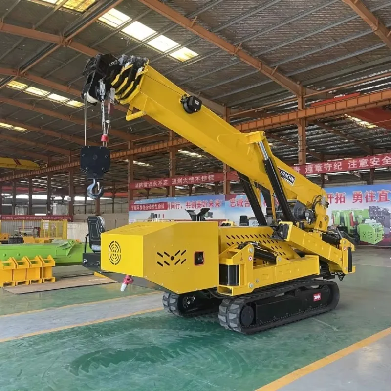 Spider Crane Self-Propelled Articulated Crawler Spider Crane With Aerial Work Platform Telescopic Lift Cherry Picker Boom Lift