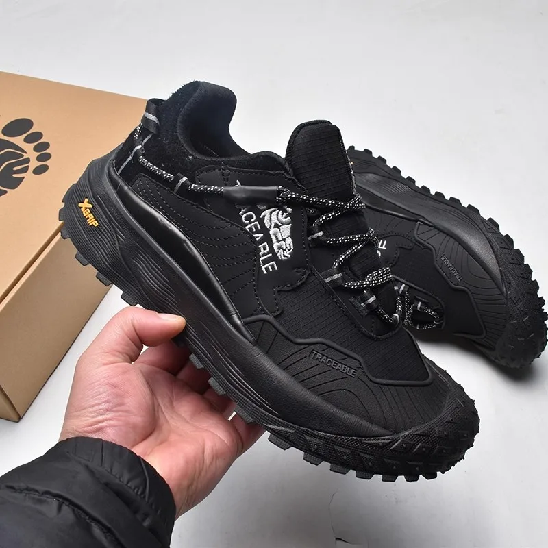 

2025 Breathable Anti-Slip Men's Hiking Boots Outdoor Couple's Athletic Shoes Durable Comfortable Men's Athletic Shoes