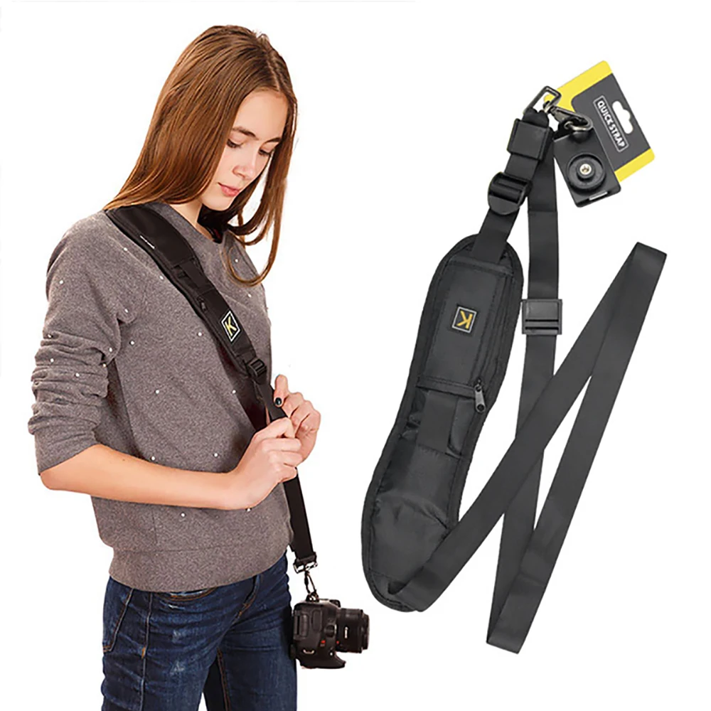 NEW Portable Shoulder Camera Strap for DSLR Digital SLR Camera Canon Nikon Sonys Quick Rapid camera accessories Neck Strap Belt