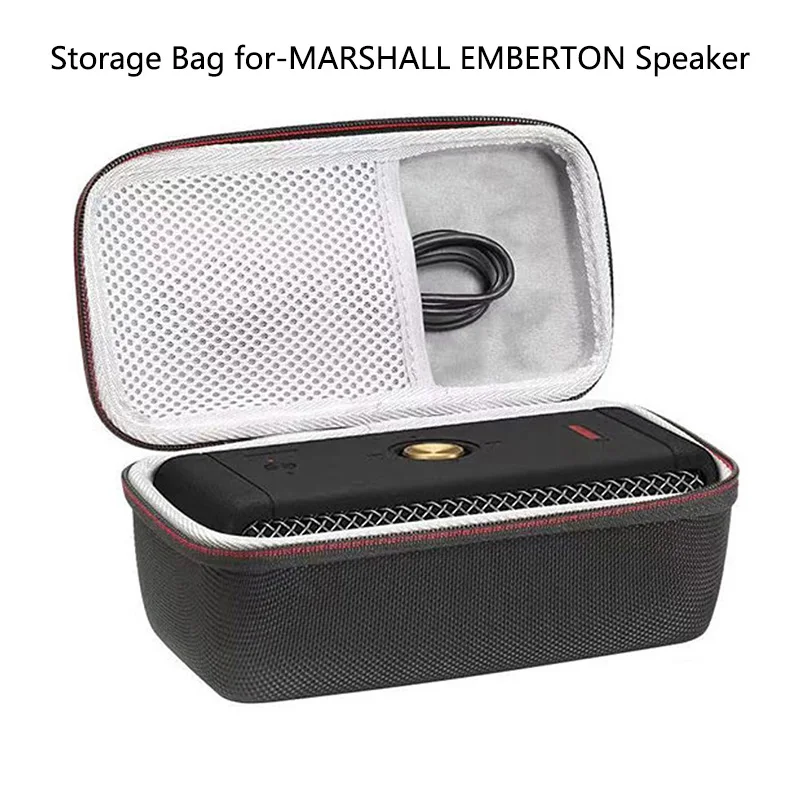 Portable Speaker Storage Bag for MARSHALL EMBERTON Speaker Waterproof Anti-Scratch Speaker Bag Protective Case Box Organizer