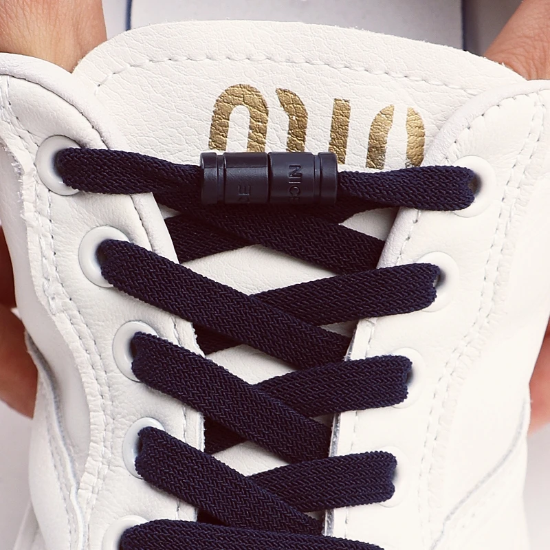 1 Paar elastische Schnürsenkel ohne Schnürsenkel mit Kapselschnalle für flache Sneakers – Kinder- und Erwachsenenzubehör