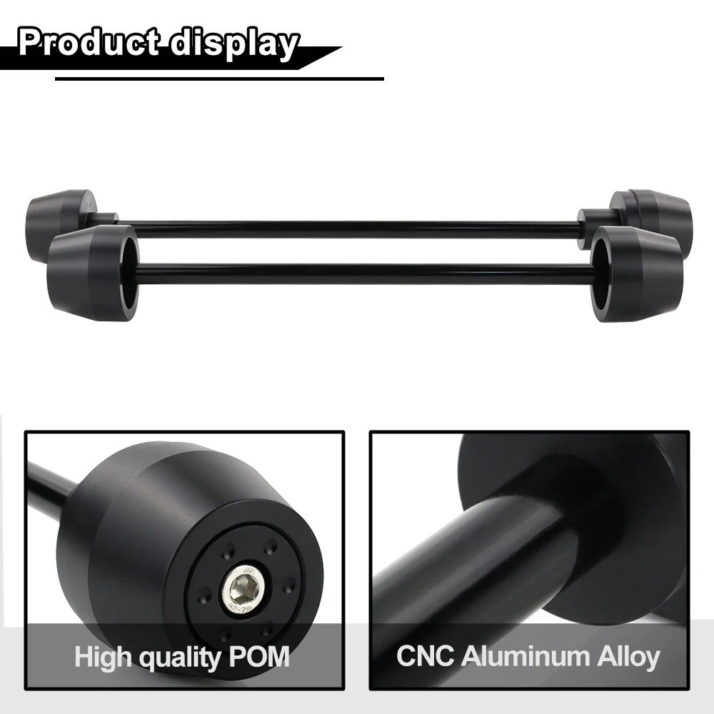 Motorcycle Aluminum Front & Rear Wheel Fork Axle Sliders Cap Crash Protector For GSXR1000 GSX-R 1000 2005-2006 K5 K6 For Suzuki