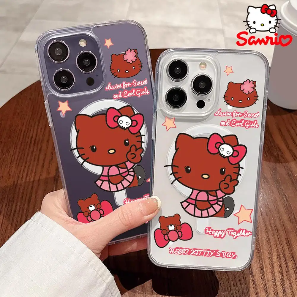 

Sanrio Hellokitty Iphone 13 Case Iphone 16/15/14/13/12/11/x/xs/xs Max Woman Iphone Case Kitty Cat Kawaii Accessory