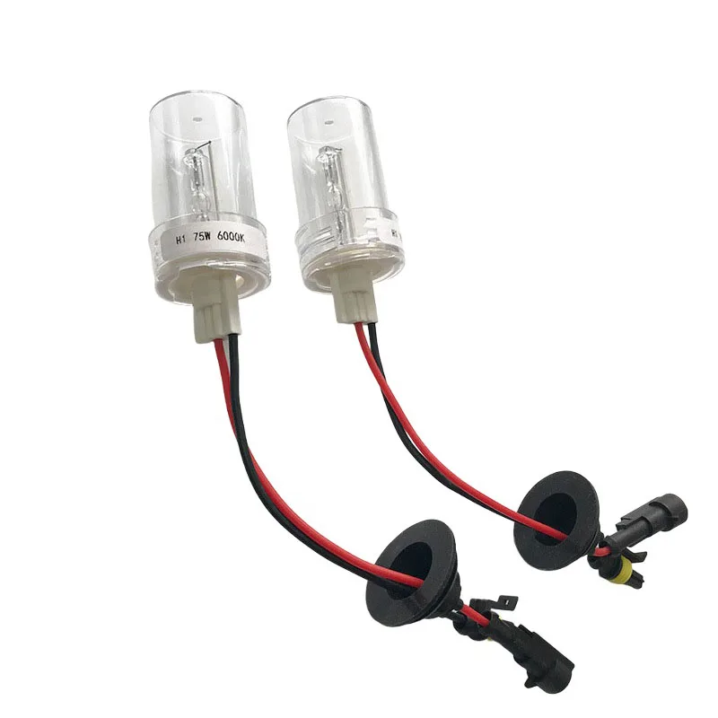

1 пара H1 H3 H7 H11 D2H 75 Вт 100 Вт 200 Вт 4300K 6000K 8000K HID ксеноновая лампа для автомобильных фар с керамическим основанием для комплекта балласта для преобразования HID