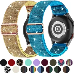 Pulseira Elástica Pride para Samsung Galaxy Watch, Pulseira Brilhante, Active Band para Mulheres, Samsung Galaxy Watch 6, 4, 5 Pro, 3, 4, 3, 4, Classic, Huawei GT2, 20 milímetros, 22 milímetros