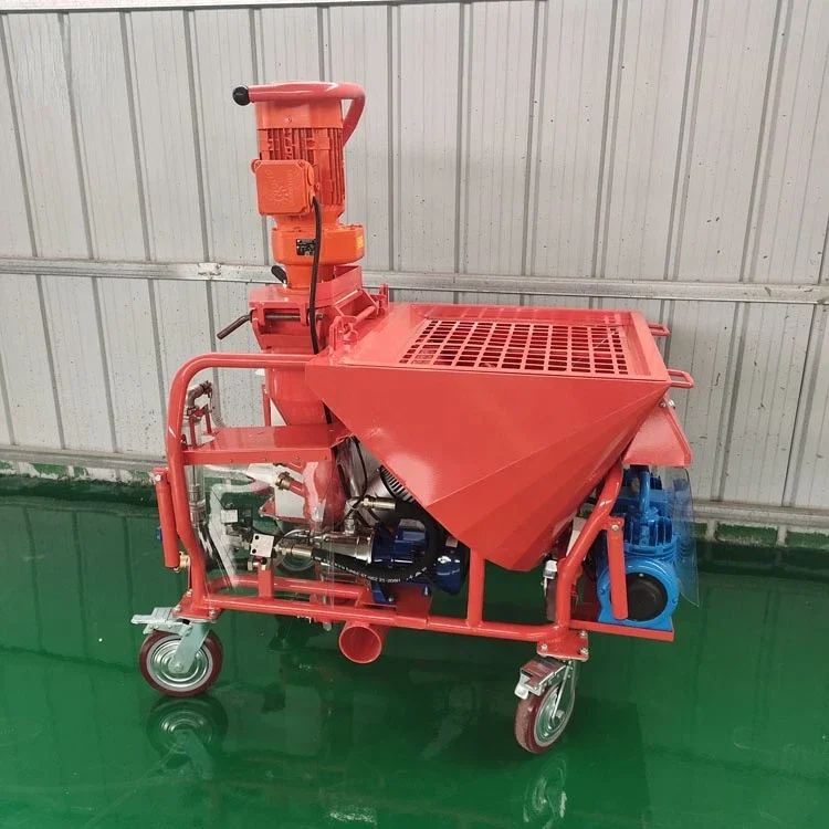 Gypsum Mortar Spraying Machine Ridge Plastering Machine