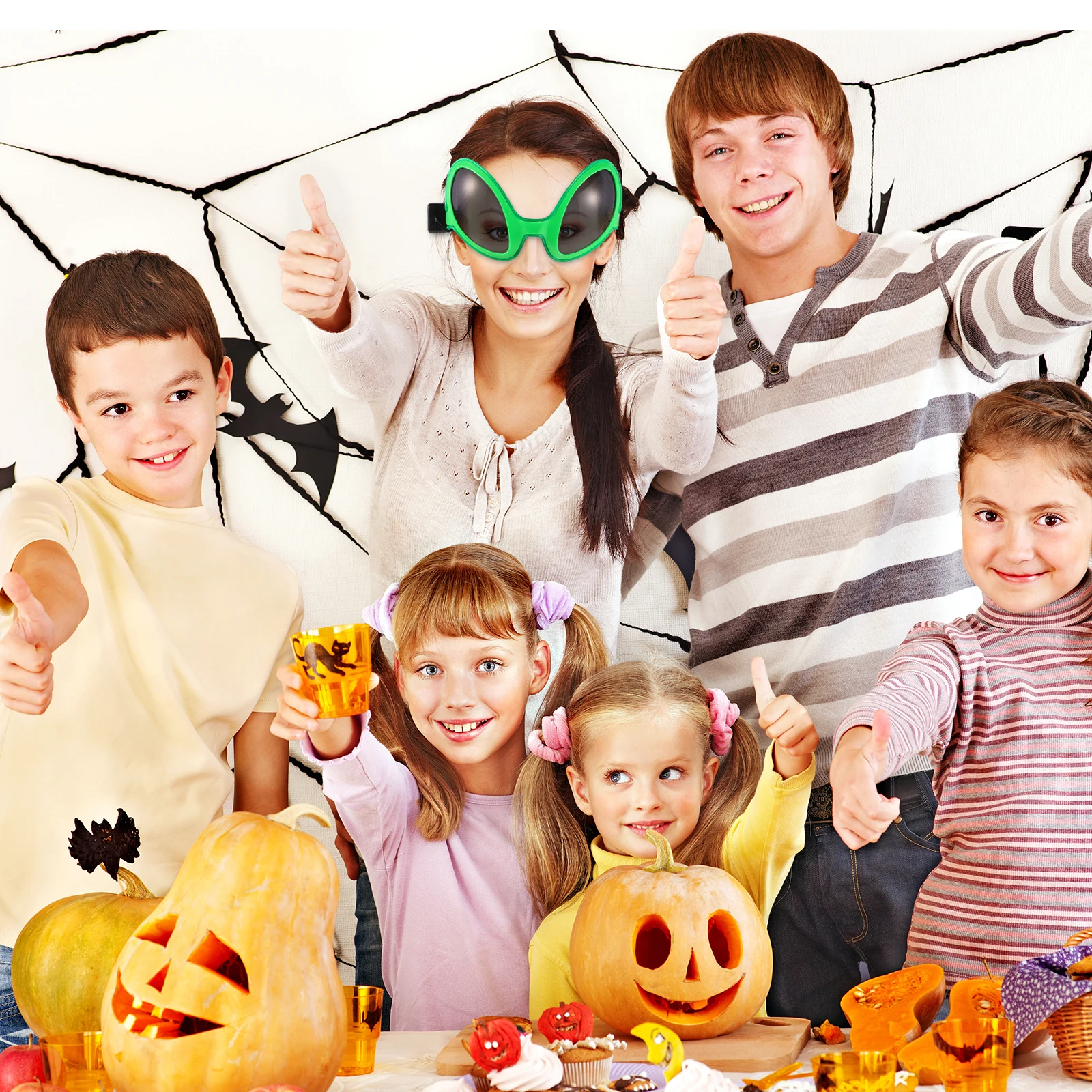 

Светодиодные очки «Чужой», неоново-зеленые солнцезащитные очки с подсветкой, забавные аксессуары для вечеринки на Хэллоуин, светящиеся в темноте костюмные очки