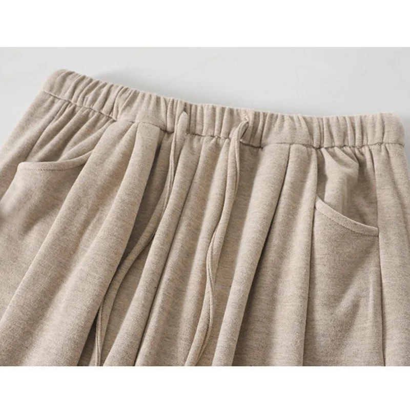 Pantaloni invernali da ragazza moda neve caldi pantaloni sottili femminili a vita alta pantaloni casual in peluche pantaloni termici comodi in pile da donna