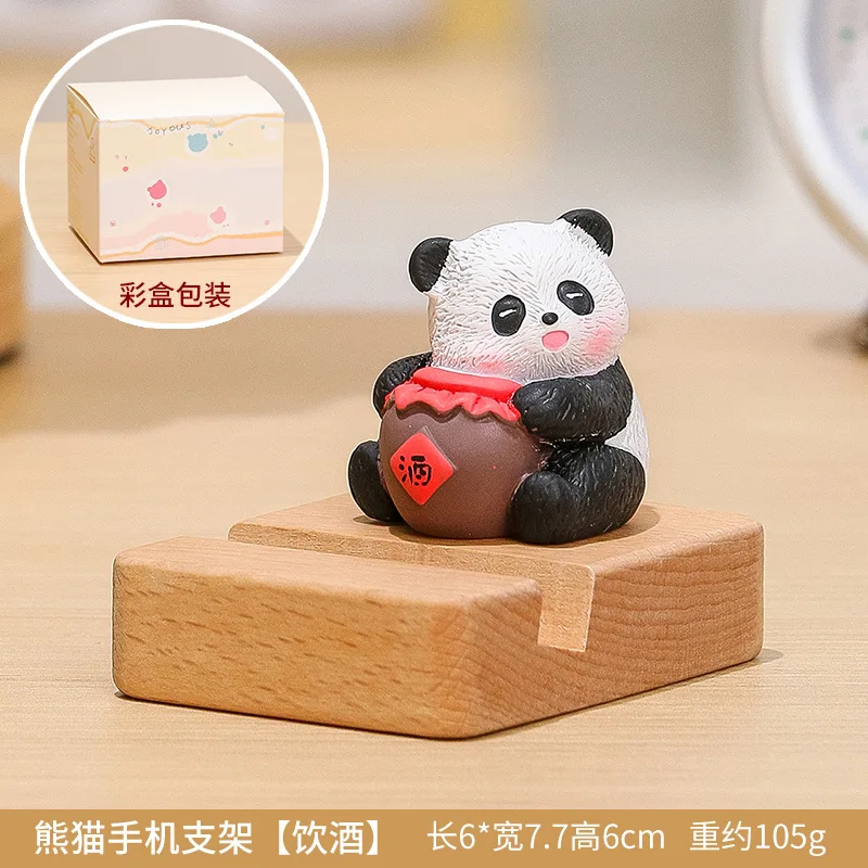 

Creative Cute Panda Phone Holder Tablet Holder Office Workstation Desktop Decoration Lazy Person Holders Phone Holder