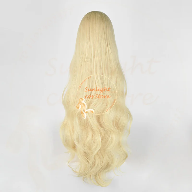 Anime Cosplay Mashiro Rima Cosply Wig 100cm Scalp Curly Golden Wig Heat Resistant Synthetic Hair Halloween Women Wig