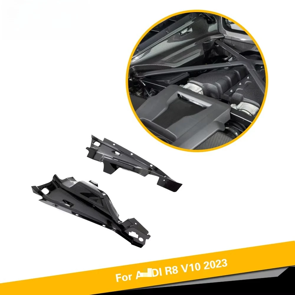 

Product Customization Dry Carbon Fiber Bay Panel Set Engine Bay Panel Set forAudi R8 V10 2020-2024