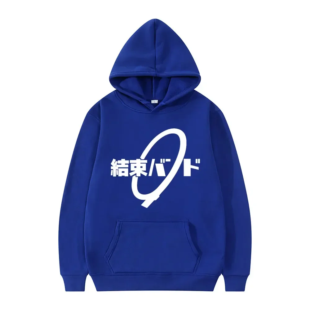2026 Anime Cos BOCCHI THE ROCK! Hoodie Kessoku Band Logo Couples Hoodies Hitori Ijichi Nijika Cospaly Oversized Long Sleeve Male