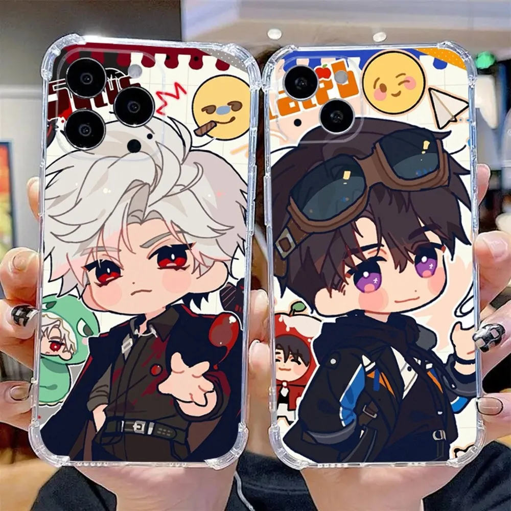 

Love And Deep Space Cartoon Phone Case For iPhone 16,15,14,13,12,11 Plus,Pro,Max,XR,XS,X,7,8,SE,Mini Transparent Silicone Soft