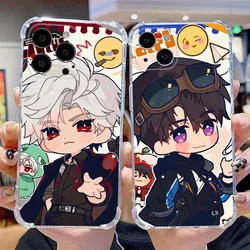 Love And Deep Space Cartoon Phone Case For iPhone 16,15,14,13,12,11 Plus,Pro,Max,XR,XS,X,7,8,SE,Mini Transparent Silicone Soft