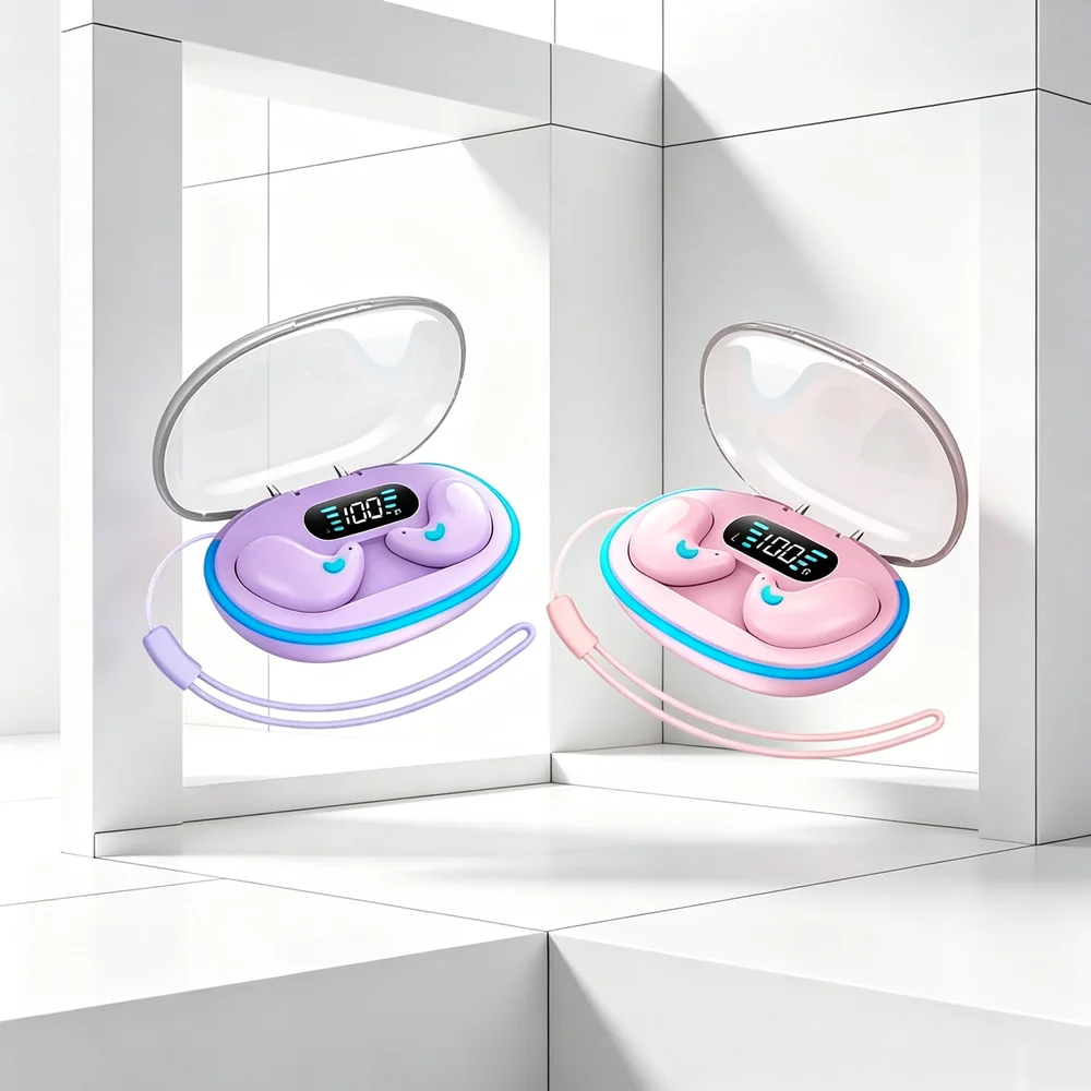 TWS Bluetooth Earbuds Wireless Headphones Bluetooth Headphones Compact Bluetooth Earphones Maximize Battery in Minimal Space