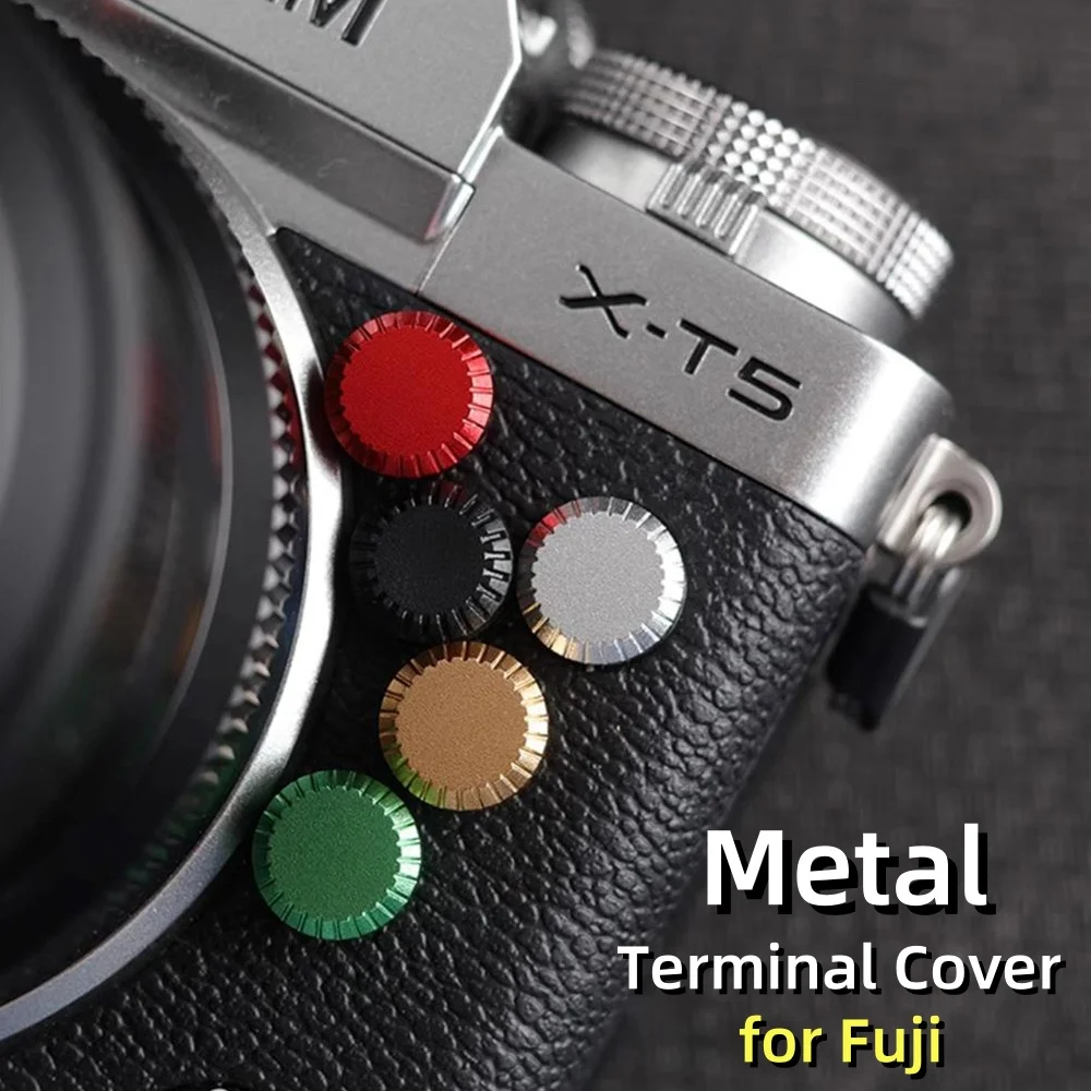 Metal Flash PC Sync Terminal Cap Dust Cover For Fuji XT2 XT3 XT4 XT5 X‑T3 X‑T4 X‑T5 X‑H1 XH2S GFX50S GFX50R Camera Accessories