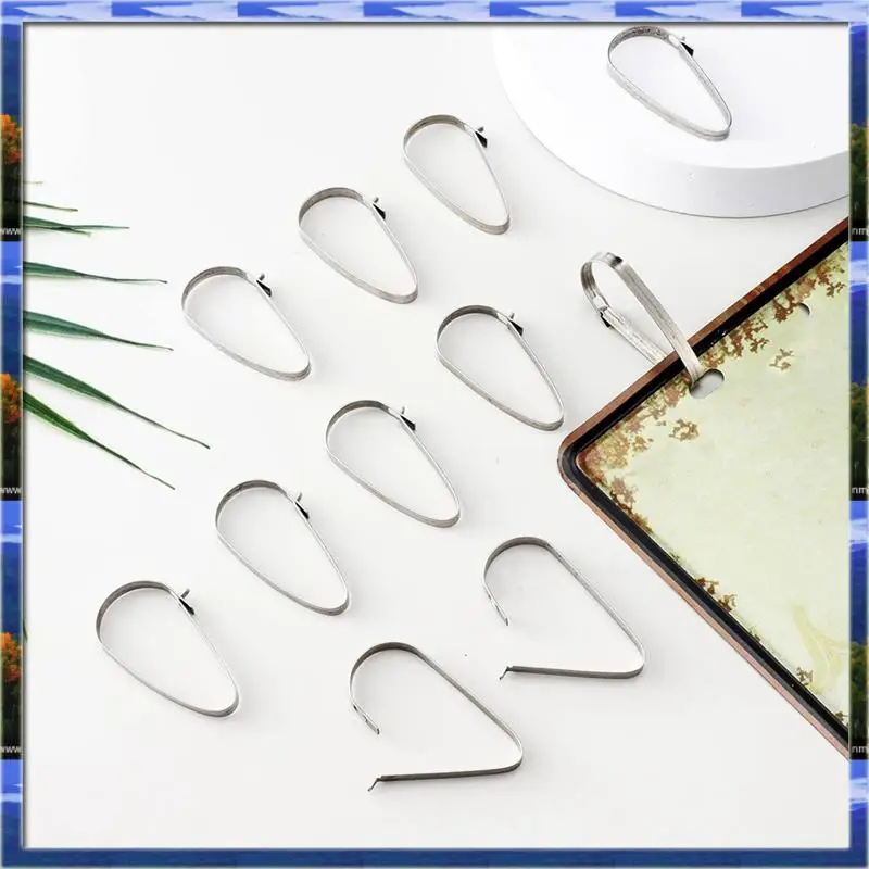 LJL 30 Pcs Real Estate Sign Rider Clips Metal Hanging Large Sign Rider Clips For Hanging Posts Open House Plaque
