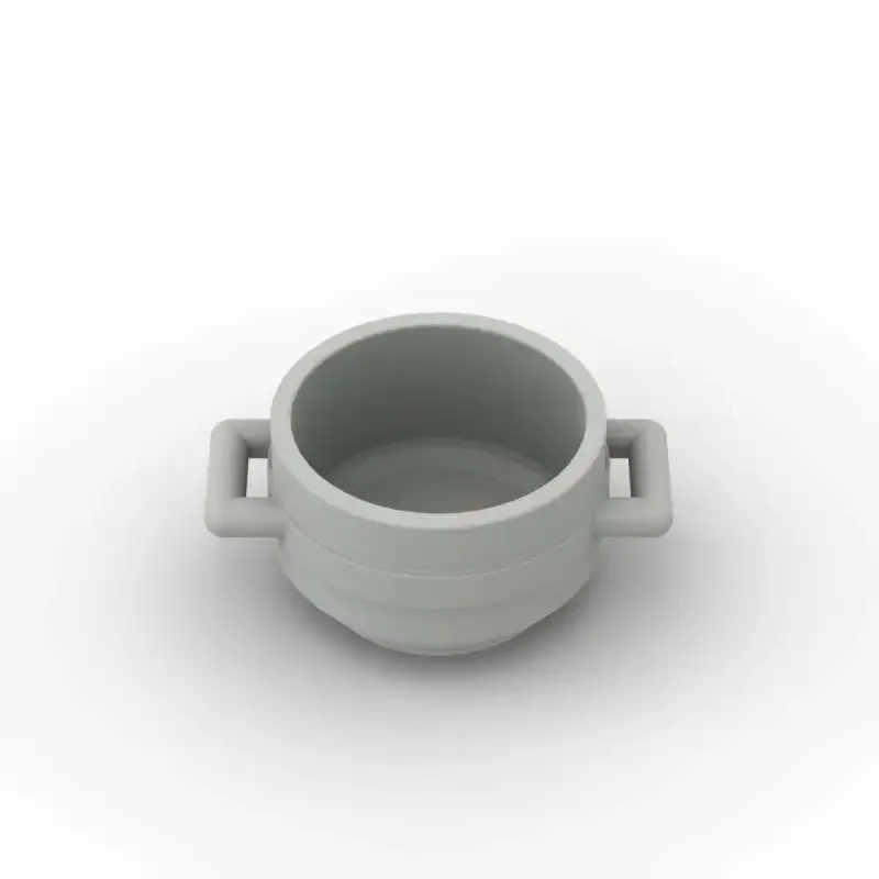 MOC 10PCS 4341 3x3x1 3/4 Doppel Griff Topf Bausteine Kit Kessel Ziegel Montieren Partikel DIY Spielzeug Kinder Geburtstag Geschenke