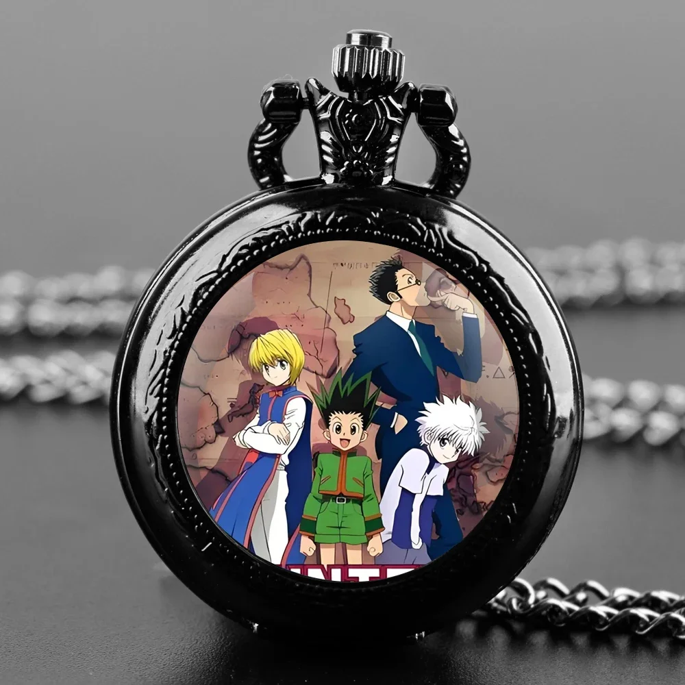 

Кварцевые карманные часы в стиле аниме со стеклянным куполом и прочной цепочкой, циферблат с арабскими цифрами для мужчин и женщин, уникальные подарки