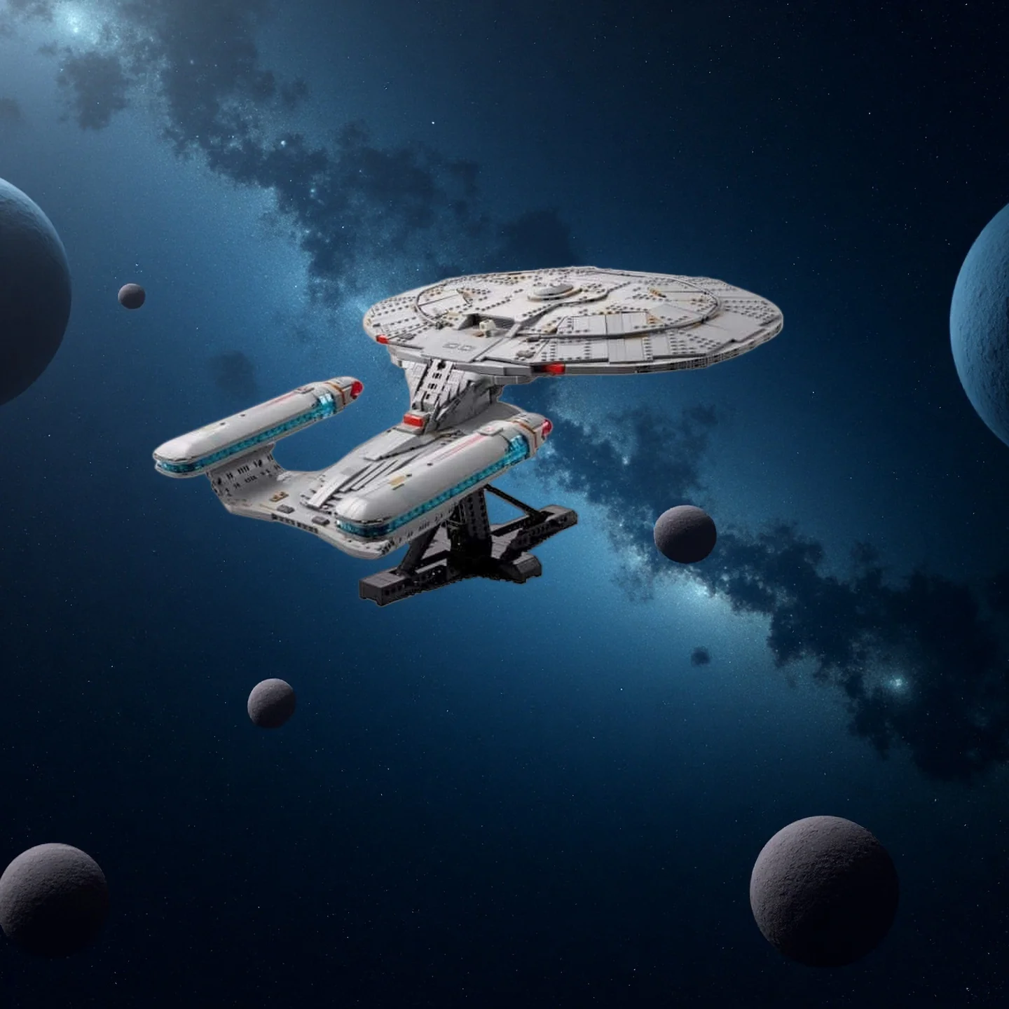 

Новинка 2026 года: Конструктор Star Trek MOC, 3600 деталей, для сборки космического корабля, отличный подарок на Рождество