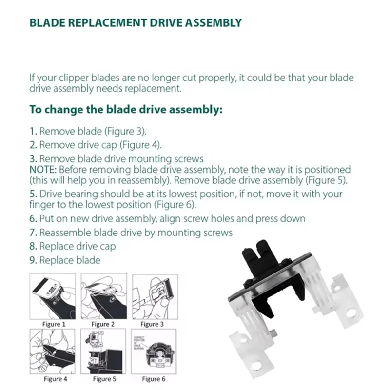 A33F الاتجاه ل Andis Pet AG، SMC، AGC، AGRC، AGR+، AGCL، AGC الكلب المقص استبدال شفرة محرك رافعة الجمعية 2 قطعة #2