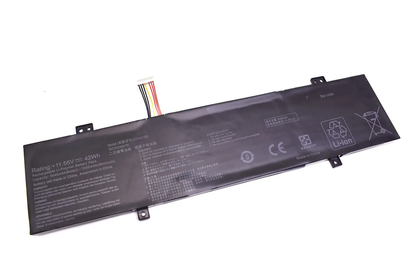 

Новый аккумулятор C31N1733 для Asus VivoBook Flip 14 TP412U TP412UA TP412FA