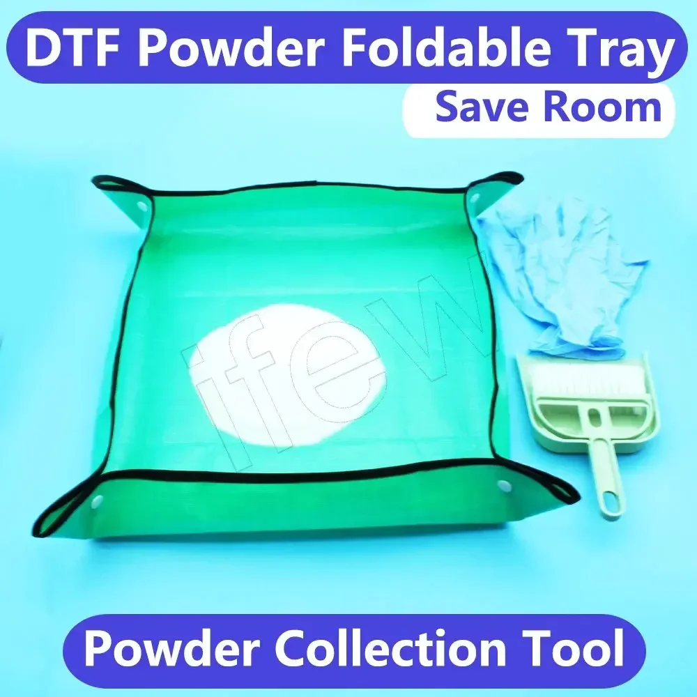 

DTF Powder Tray Set Kit Foldable Powder Collection Tools Hot Melt Powder Shake Collector DTF PET Film A3 A4 Adhesive Holder Kit