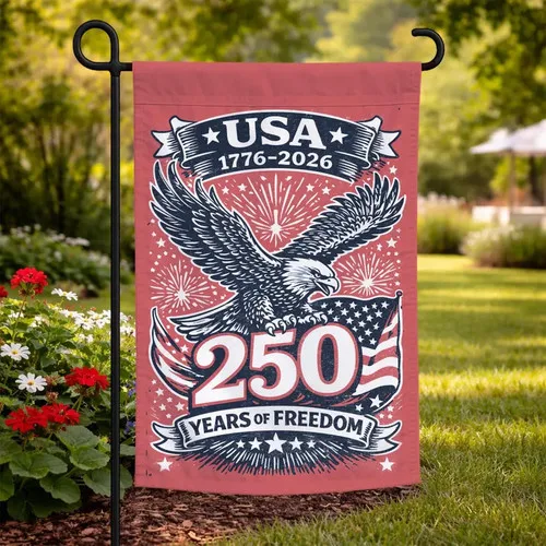 Years Garden Flag House Banner Outdoor Decor Double Sided Yard Sign UUI GGX