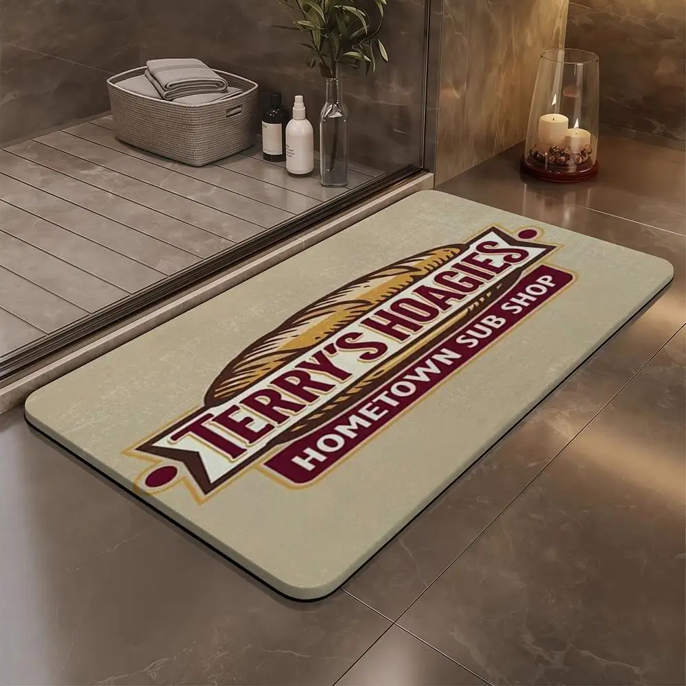 

Rug for Bedroom Bakery Sleeping Room Funny Floor Mat Bathroom Soft Diatomaceous Mud FloorMat Bathroom Absorbent Mat,Bedroom Mat