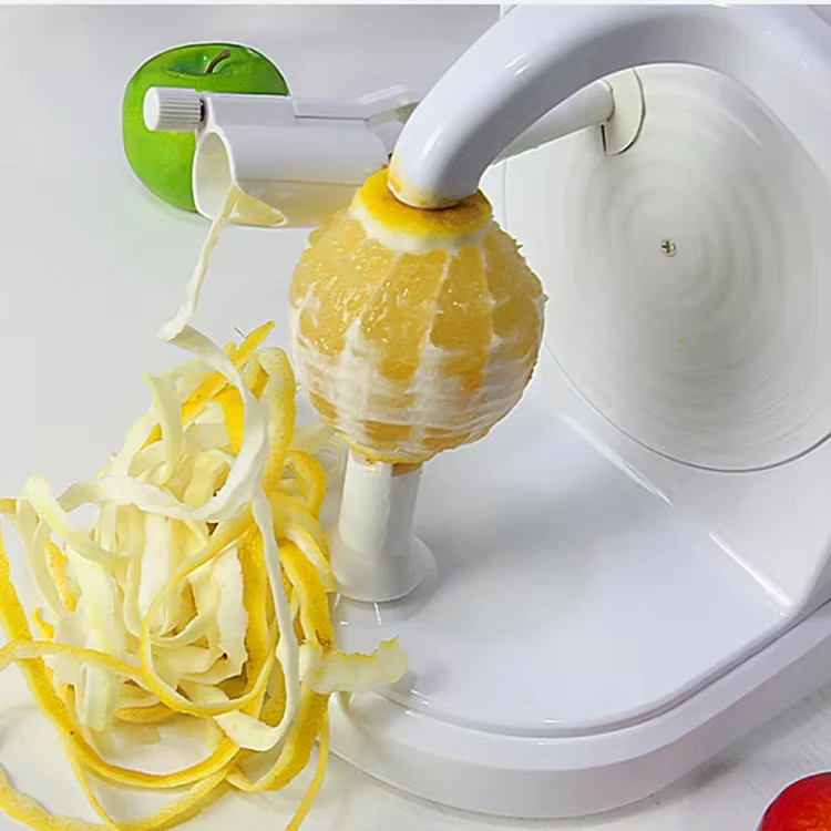 Stainless Steel Electric Peeler Apples Orange Peeler Automatic Rotating Fruits Vegetables Peeling Machine