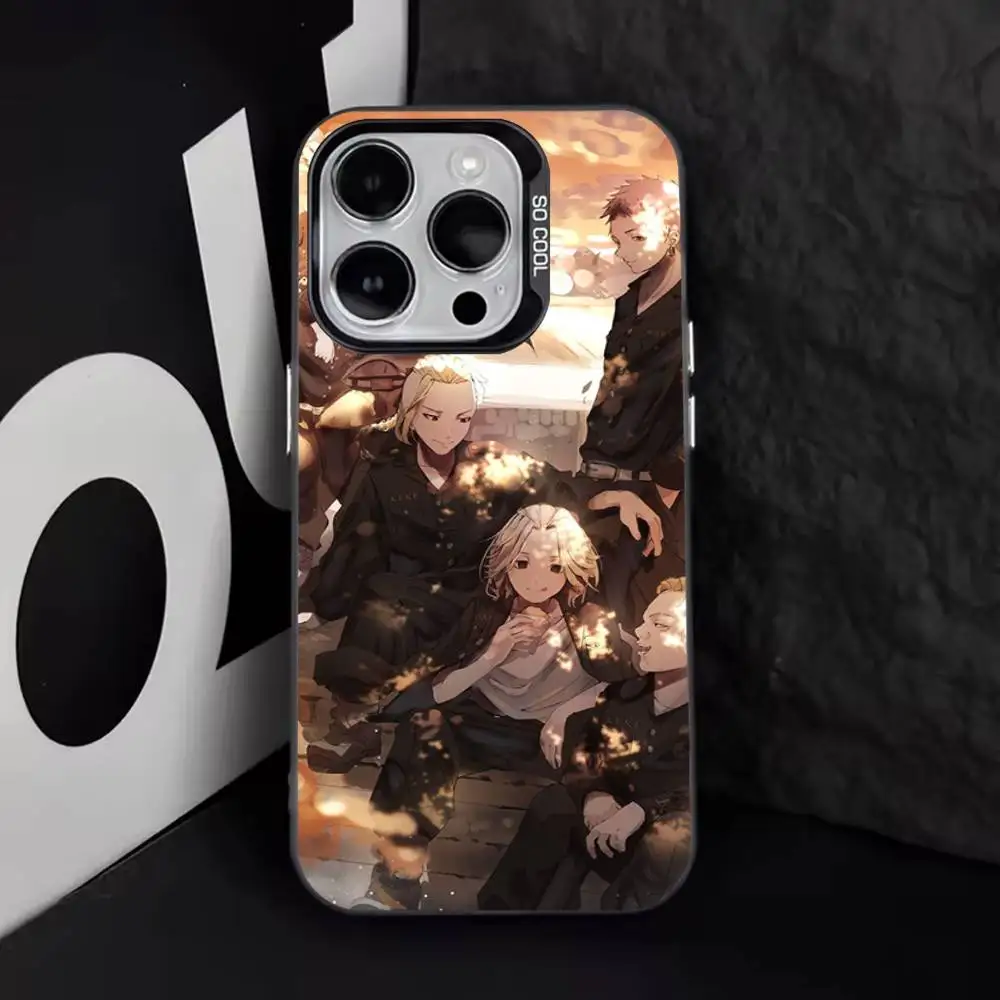 حافظة هاتف أنيمي T-Tokyo Revengers لهاتف آيفون 17,16,15,14,13,12,11,Pro,Max,Plus,E,Air,غطاء بلاستيكي صغير #6