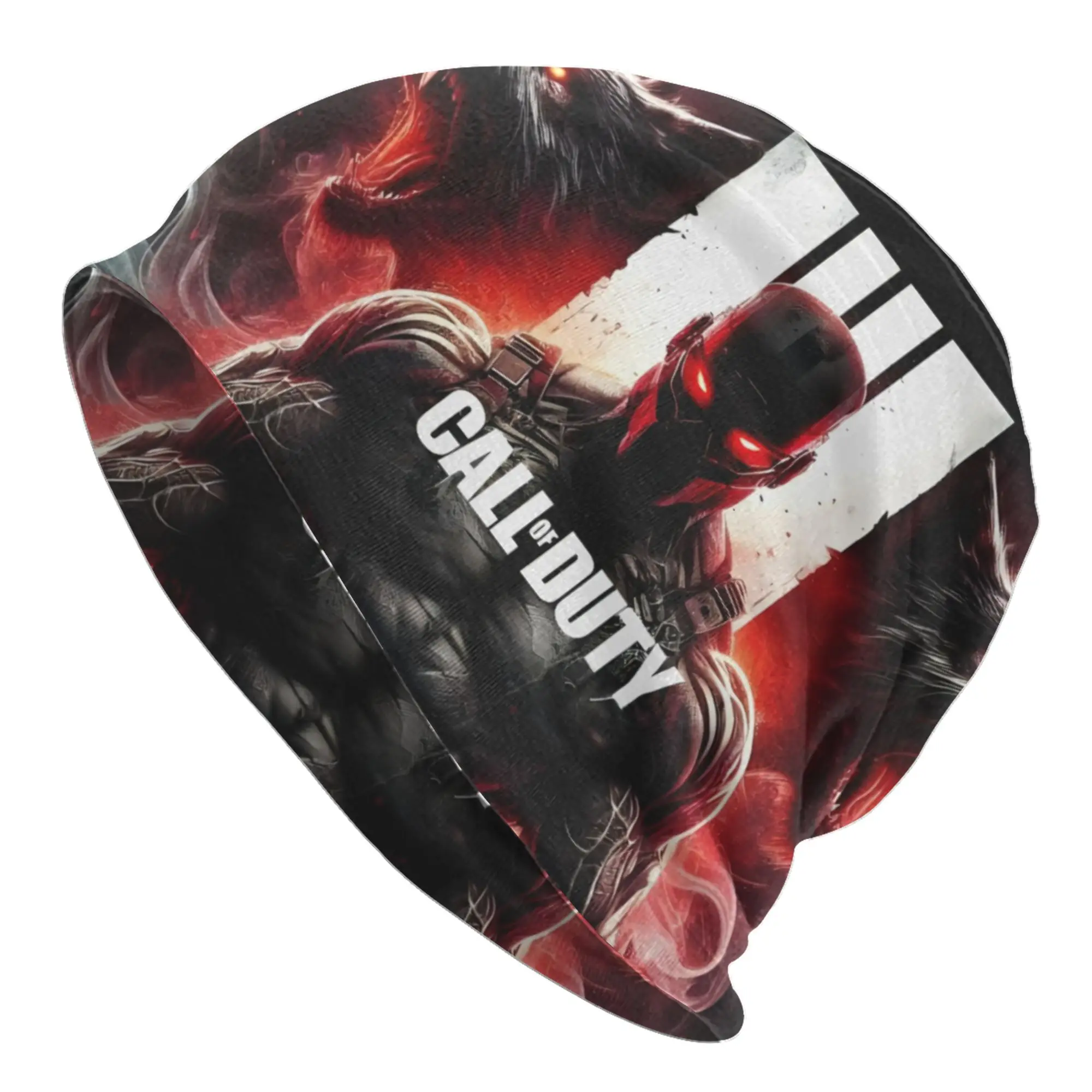 Call of Duty Black Ops Shooting Game   Skullies Beanies Caps Men Women Unisex Street Winter Warm Knit Hat Adult  Bonnet Hats