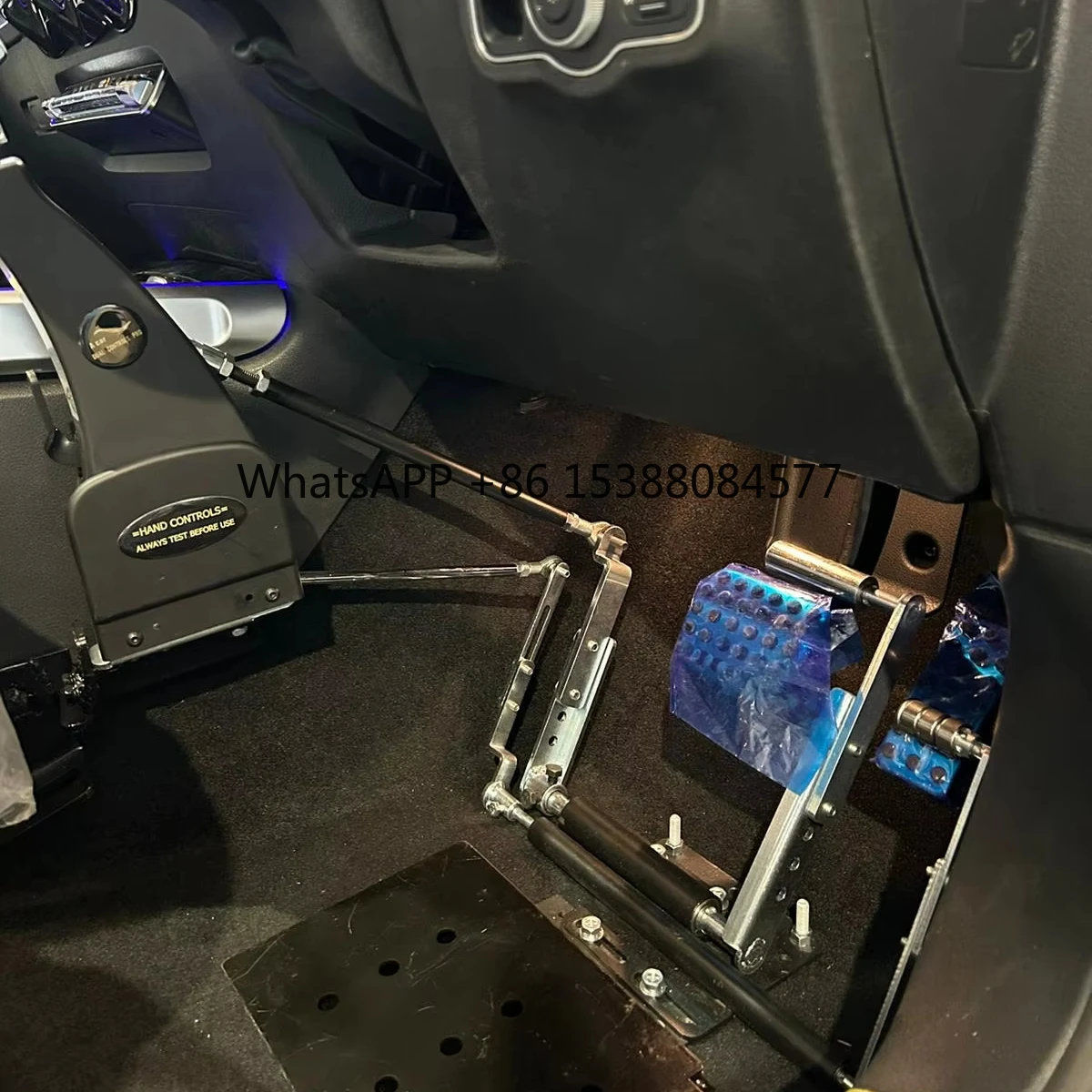 

Handicap Portable Driving Aids Car Push Pull Hand Control Drive Disabled for Handicapped