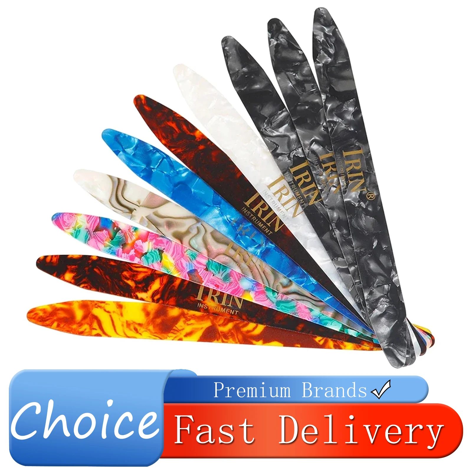 5 Pcs Long Strips Toggle Willow Yueqin Ruan Universal Elasticity Plectrum Cylophone Anti-slip Dazzle Stringed Instrument Parts