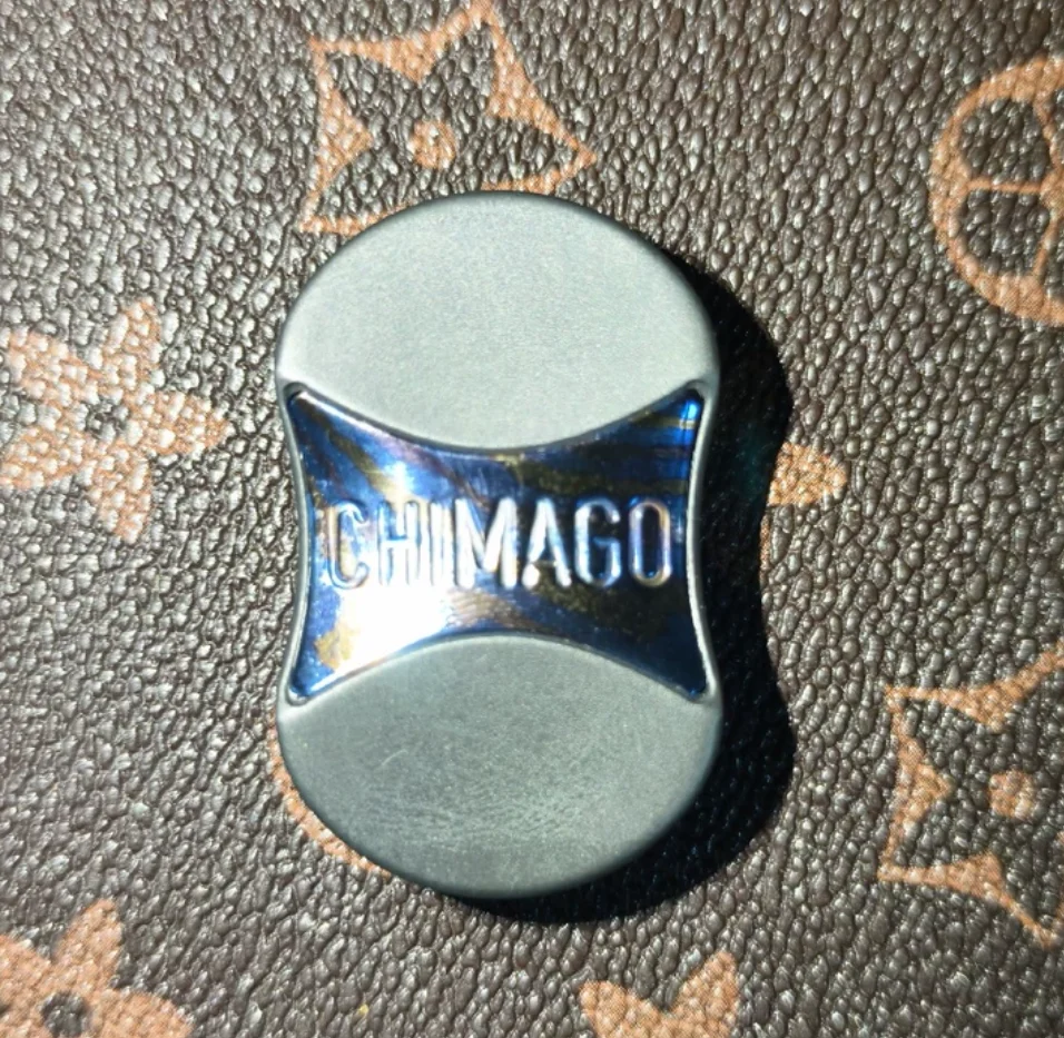 

Used EDC Chimago EDC angry phase zirconium based titanium horse patch fidget slider decompression toy