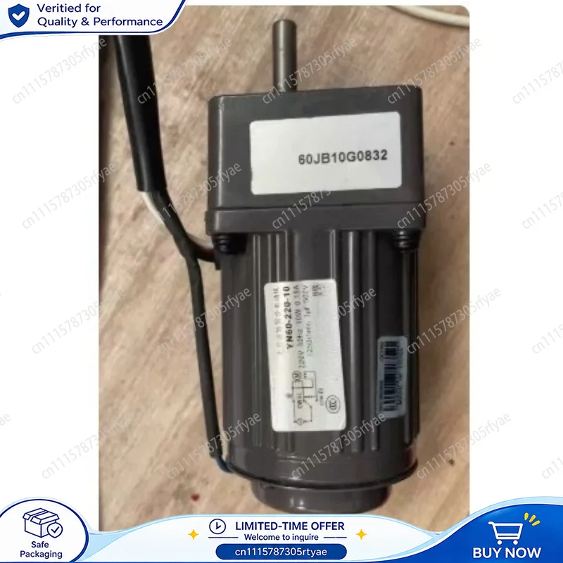 Gear Motor YN60-220-10 60JB250G08 Reducer 220V 1250RPM AC Motor Wiring With Capacitor Speed Reduction Motor