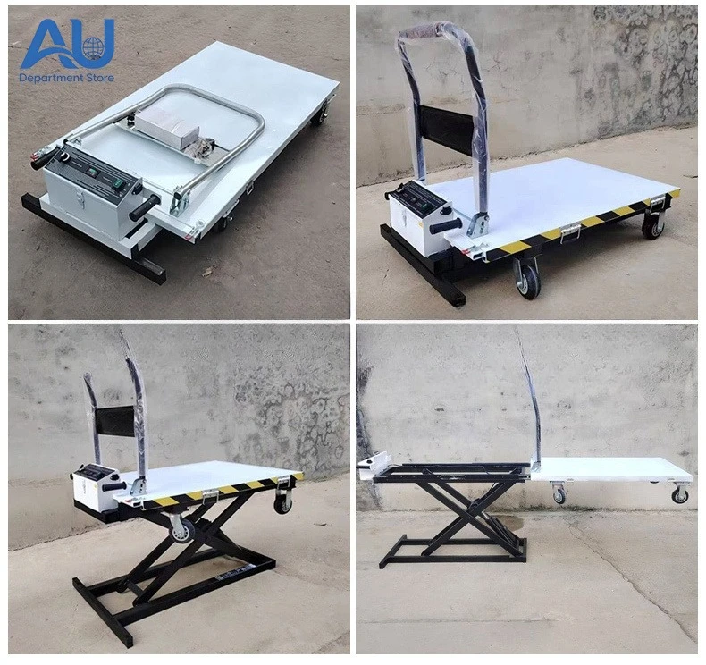 

Portable Electric Lift Manual Trolley Platform, 48V, Load Capacity 250kg