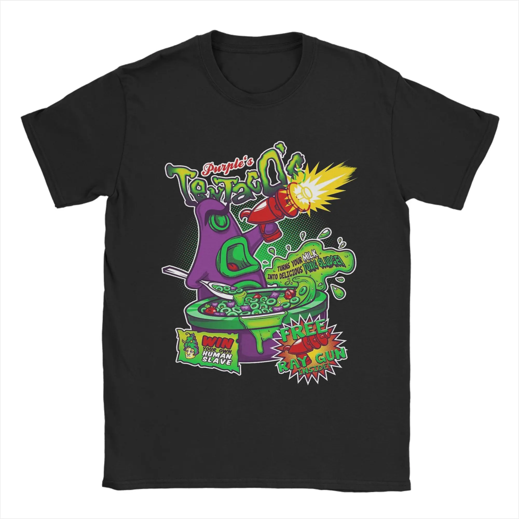 

Maniac Mansion Day of the Tentacle Cotton T-Shirt For Man Summer T-Shirts O-Neck Trendy Cool Tee Shirt Oversized Cheap Clothes