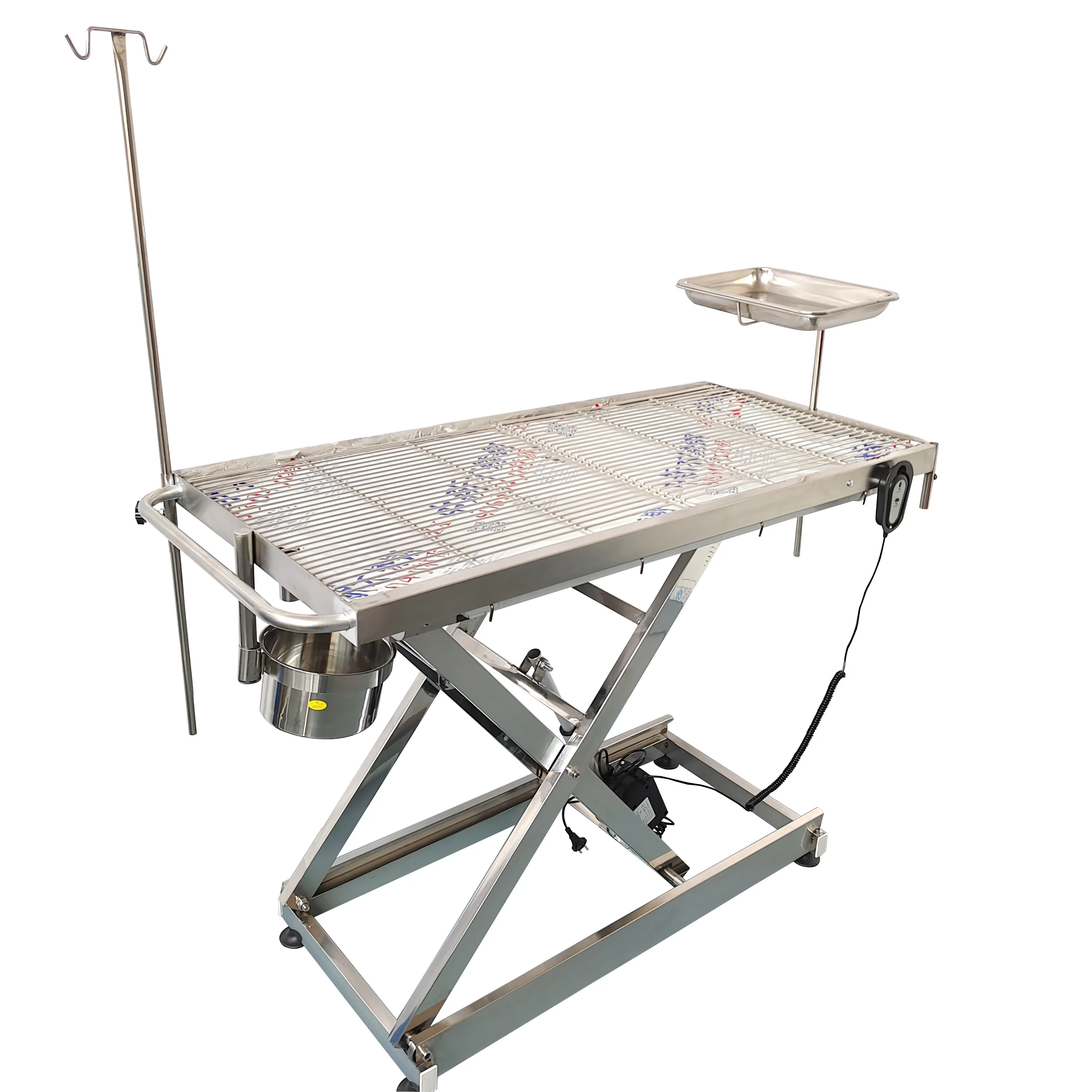 Factory Supply 304 Stainless Steel Pet Operating Table for Animal Hospital Veterinary Surgical Table