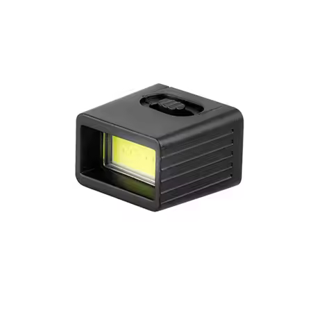 9V Battery Flashlight 9V Mini LED Key Light 6F22 Battery COB Outdoor Lighting Work Light Battery Not Included