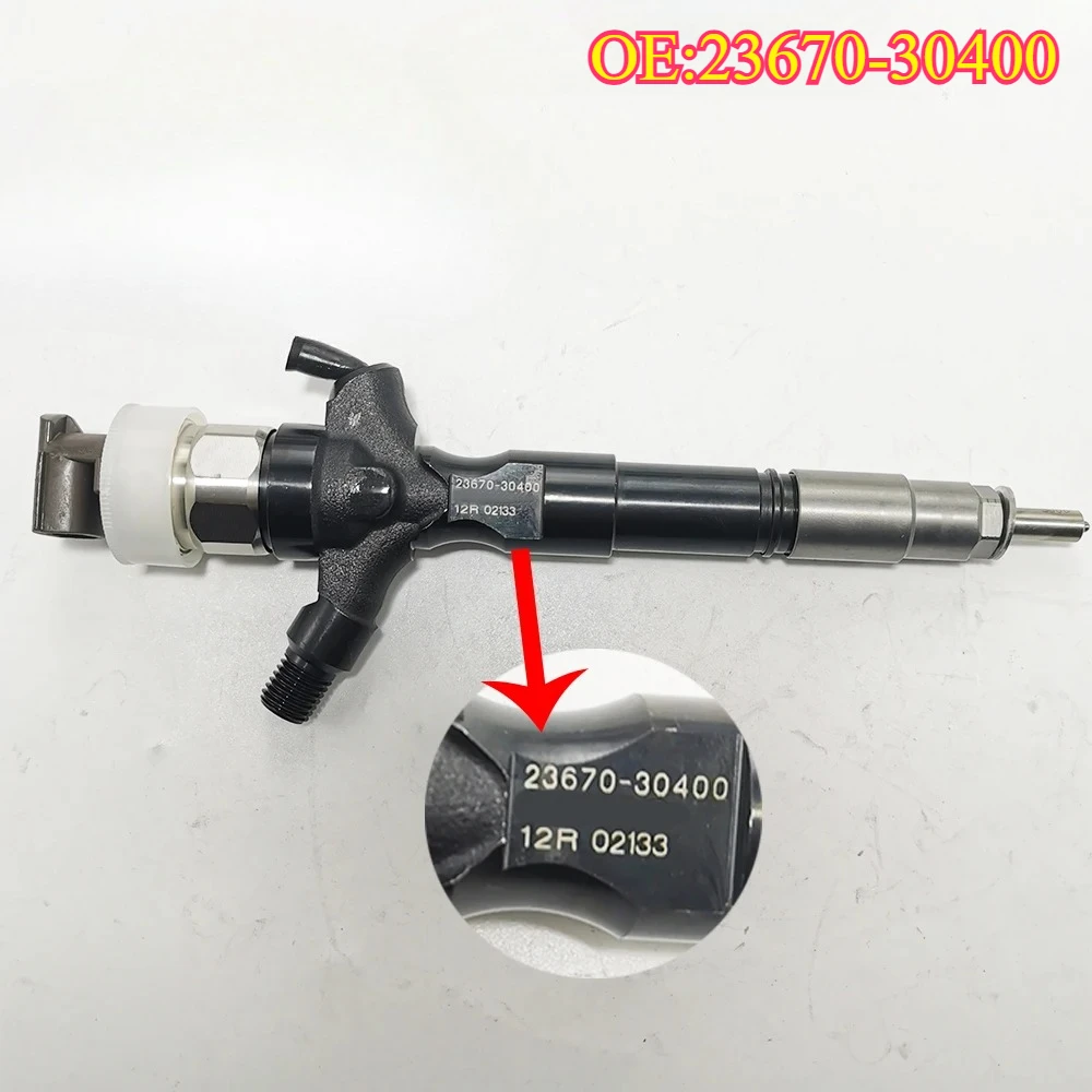 Original High Quality New For 23670-30400 Common Rail Fuel Injector For Toyot-a Hilux Pickup Engine